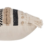 REDEARTH Tufted Boho Throw Pillow Covers Maze Black