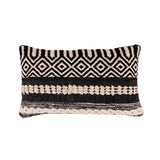 REDEARTH Tufted Boho Throw Pillow Covers Char Delineate Black