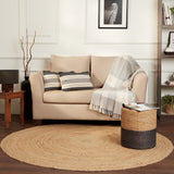 Braided Jute Area Rug