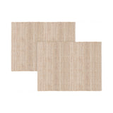 · REDEARTH · Jute Cotton Area Rug - 2'x3' Rectangular Rug, Sustainable Handwoven, Non-Shedding, Soft & Durable – Reversible, Neutral Tones for Home Décor in Living Room, Dining Room, Bedroom, Set of 2