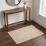 REDEARTH Braided Jute Area Rug 2'x 3' (Rectangular) Arden Natural 