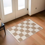 · REDEARTH · Jute Cotton Area Rug - 2'x3' Rectangular Rug, Sustainable Handwoven, Non-Shedding, Soft & Durable – Reversible, Neutral Tones for Home Décor in Living Room, Dining Room, Bedroom