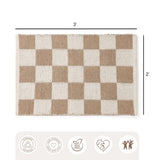 REDEARTH Braided Jute Area Rug 2'x 3' (Rectangular)  Gridstone Natural