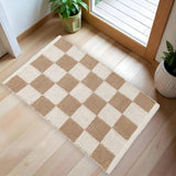 REDEARTH Braided Jute Area Rug 2'x 3' (Rectangular)  Gridstone Natural