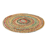 REDEARTH Braided Jute Area Rug 3' (Circular)