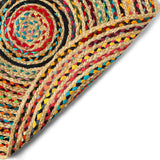 REDEARTH Braided Jute Area Rug 3' (Circular)