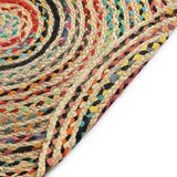 REDEARTH Braided Jute Area Rug 3' (Circular)