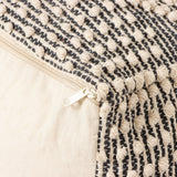 REDEARTH Tufted Cube Pouf Ottoman with Filler Cube Diamond Medley Gray With Filler