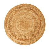 Jute Braided Pouf Ottoman