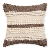 REDEARTH Tufted Boho Throw Pillow Cover in Boho Glam Taupe