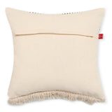 REDEARTH Tufted Boho Throw Pillow Covers Chevron Maze Black