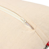 REDEARTH Tufted Boho Throw Pillow Covers Chevron Maze Black