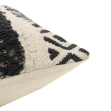REDEARTH Tufted Boho Throw Pillow Covers Geoetric Craft Black