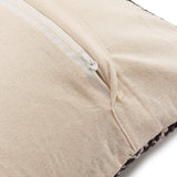 REDEARTH Tufted Boho Throw Pillow Covers Ziggurat Obsession Black