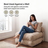 REDEARTH Boneless Folding Sofa Bed — Cielo Chenille Beige