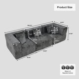 Velaro Modular Sectional Sofa — Velvet