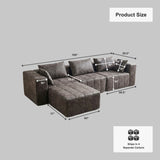 Solene Modular Sectional Sofa — Performance Fabric