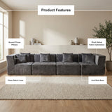 Velaro Modular Sectional Sofa — Velvet
