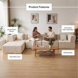 Velaro Modular Sectional Sofa — Velvet