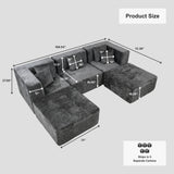 Velaro Modular Sectional Sofa — Velvet