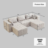 Solene Modular Sectional Sofa — Performance Fabric