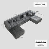 Velaro Modular Sectional Sofa — Velvet