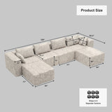 Solene Modular Sectional Sofa — Performance Fabric