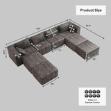 Solene Modular Sectional Sofa — Performance Fabric