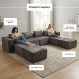 Solene Modular Sectional Sofa — Performance Fabric
