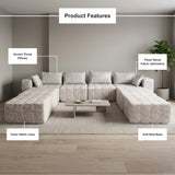 Solene Modular Sectional Sofa — Performance Fabric