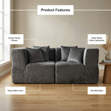 Velaro Modular Sectional Sofa — Velvet