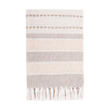REDEARTH Herringbone Throw Blanket Plush Stripes