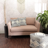 REDEARTH Tufted Boho Throw Pillow Covers Diamond Medley Black