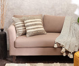 REDEARTH Tufted Boho Throw Pillow Covers Linear Obsession Natural