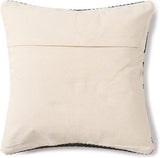 REDEARTH Tufted Boho Throw Pillow Covers Concentric Diamonds Black