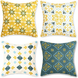 Printed Cotton Throw Pillow Covers