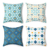 Printed Cotton Throw Pillow Covers
