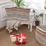 REDEARTH Tufted Boho Throw Pillow Covers Motley Bohemia