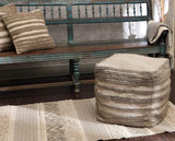 REDEARTH Tufted Boho Throw Pillow Covers Linear Obsession Natural