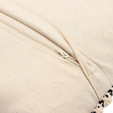 REDEARTH Tufted Boho Throw Pillow Covers Diamond Medley Black