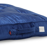 REDEARTH Velvet Floor Pillows-Premium Rayon Cotton Velvet washable plush extra soft square seat cushion with handle for dining, patio, office, outdoor, hardwood floor (22x22x4"; Nautical) Single Pack