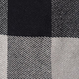 REDEARTH Classic Throw Blanket -Herringbone medium weight soft lap blanket for sofa bed couch chairs loveseats car, living, indoor/ outdoor use 100% Cotton (50x60"; Black)