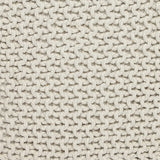 REDEARTH Square Pouf Ottoman Foot Stool -Hand Knitted Bean Bag, Cord Boho Pouffe, Accent Poof Braided Dori Beanbag Chair for Living Room, Bedroom, Nursery, Patio, 100% Cotton (16”x16”x16”; Ivory)