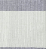 REDEARTH Table Runner-Ribbed Table Runner Woven Table Linen for Square, Round, Rectangle Dining Table, Coffee Table, Console, Dresser; 100% Cotton (14x72"; Dark Gray)