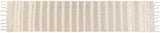 REDEARTH Table Runner-Hand Woven Exquisite Artisan Made Boho Decorative Table runner for Dining Table, Coffee Table, Console, Dresser; 100% Cotton (14x72"; Natural)