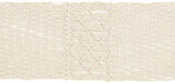 REDEARTH Macrame Table Runner-Hand Woven Exquisite Artisan Made Boho Decorative Table runners for Dining Table, Coffee Table, Console, Dresser; 100% Cotton (14x86"; Natural)