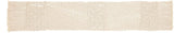 REDEARTH Macrame Table Runner-Hand Woven Exquisite Artisan Made Boho Decorative Table runners for Dining Table, Coffee Table, Console, Dresser; 100% Cotton (14x86"; Natural)