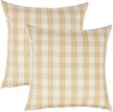 Checks Throw Pillow Cushion Covers