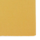 REDEARTH Table Runner-Solid Ribbed Woven Table Linen for Square, Round, Rectangle Dining Table, Coffee Table, Console, Dresser; 100% Cotton (14x72"; Mustard)