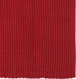 REDEARTH Placemats-Ribbed Placemats Woven Table Linen for Square, Round, Rectangle Dining Table, Coffee Table, Console, Dresser; 100% Cotton (14x20; Deep Red) Set of 6